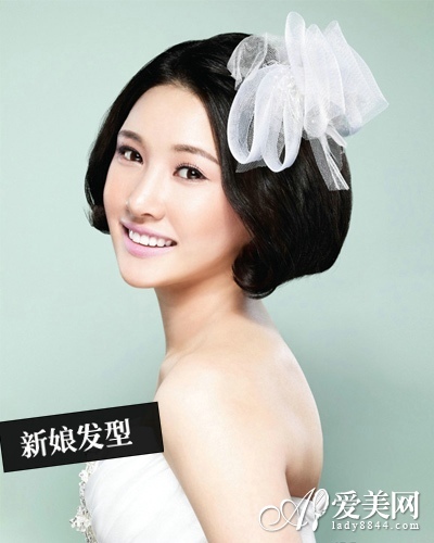  韩式新娘发型集锦 打造三月最美新娘 