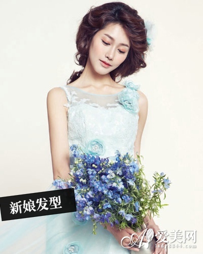  韩式新娘发型集锦 打造三月最美新娘 